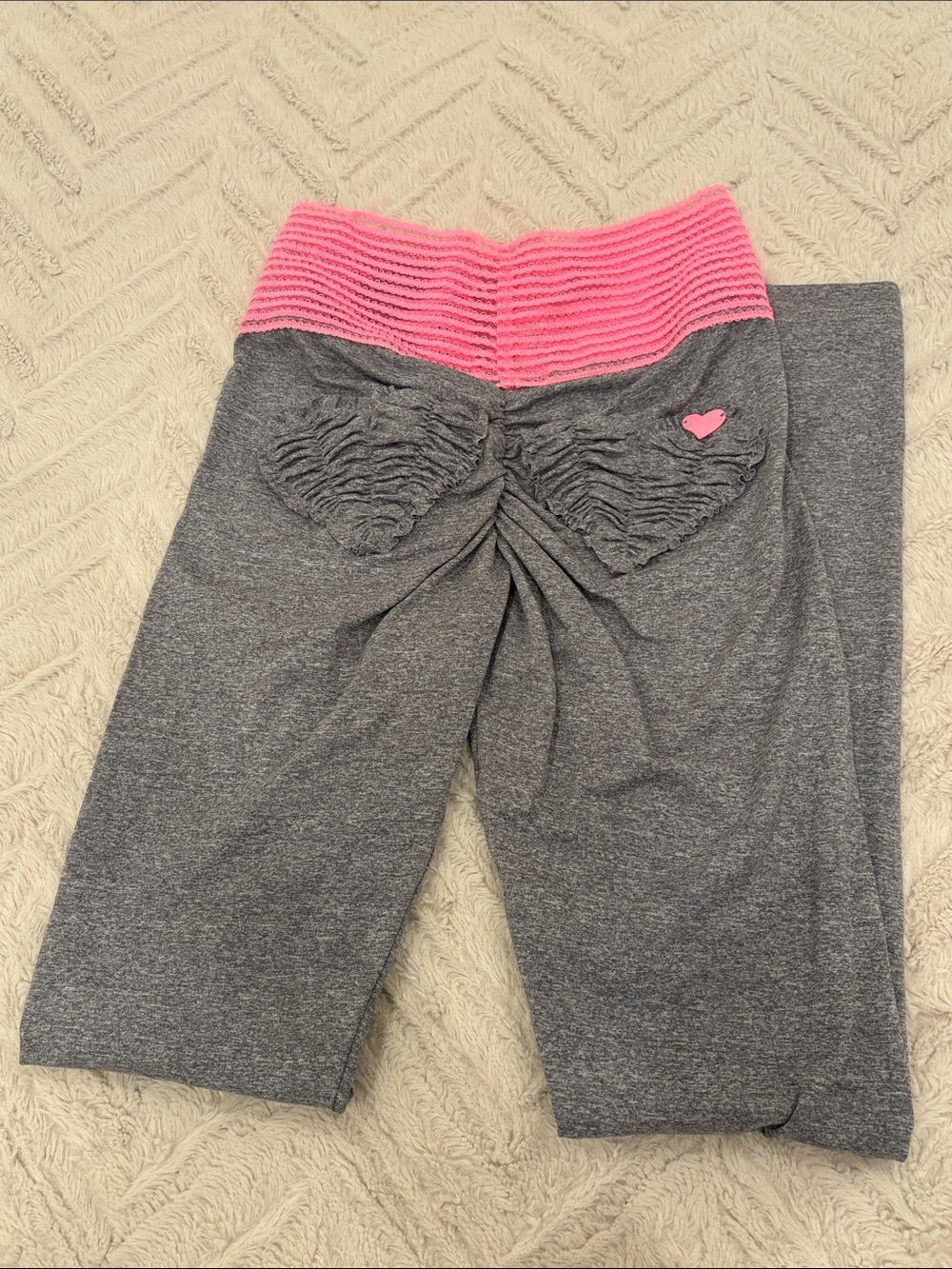 Cute booty lounge love butt leggings